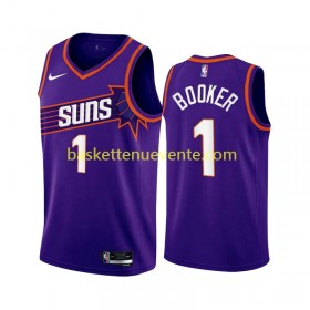 Maillot Basket Phoenix Suns DEVIN BOOKER 1 ICON EDITION 2023-2024 Violet Swingman - Homme